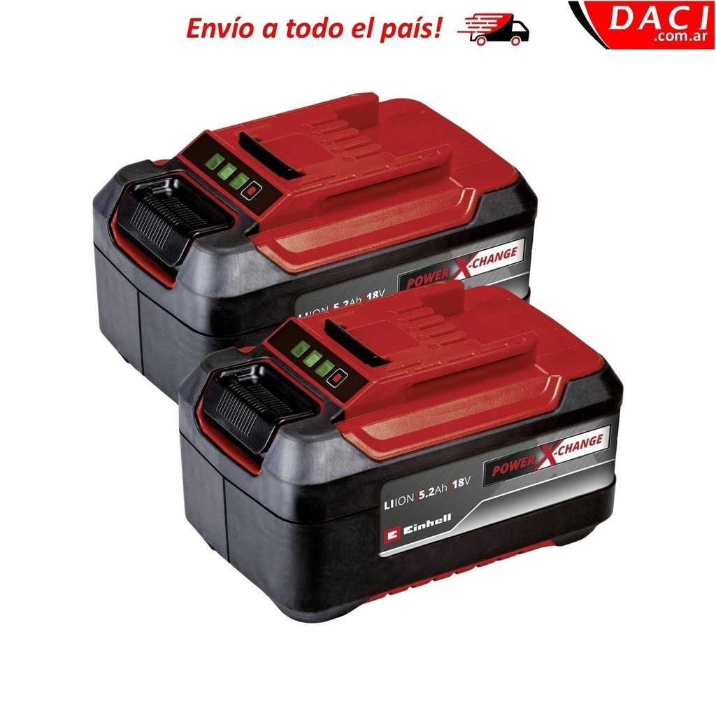 Batería Power X-Change 18V - Twin Pack 2 x 5,2 Ah - Einhell