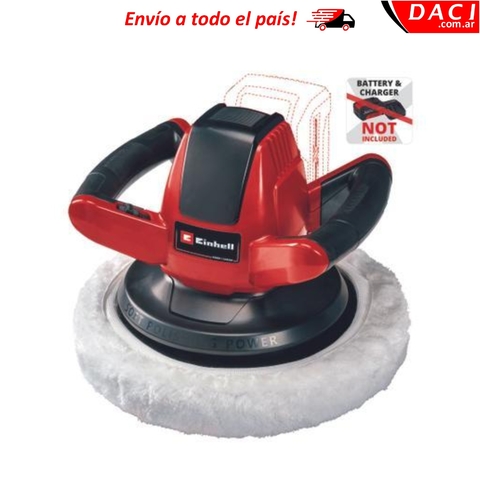 Pulidora de Coches a batería CE-CB 18/254 Li-Solo - Einhell