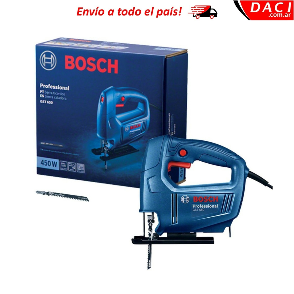 Sierra Caladora Bosch Gst 650 450 W Professional