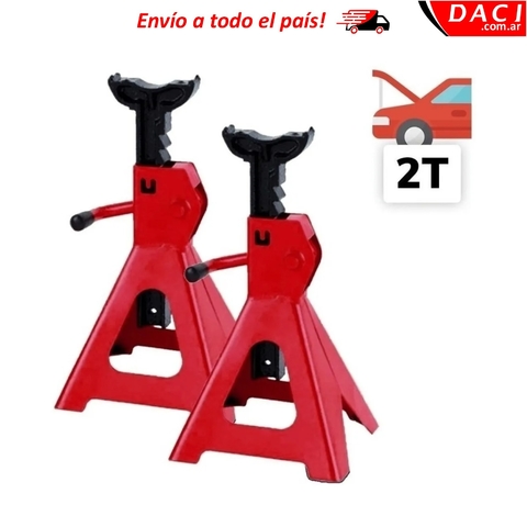 Caballete Auto Tripode 2 tn Reforzado Camioneta (set 2 unidades)