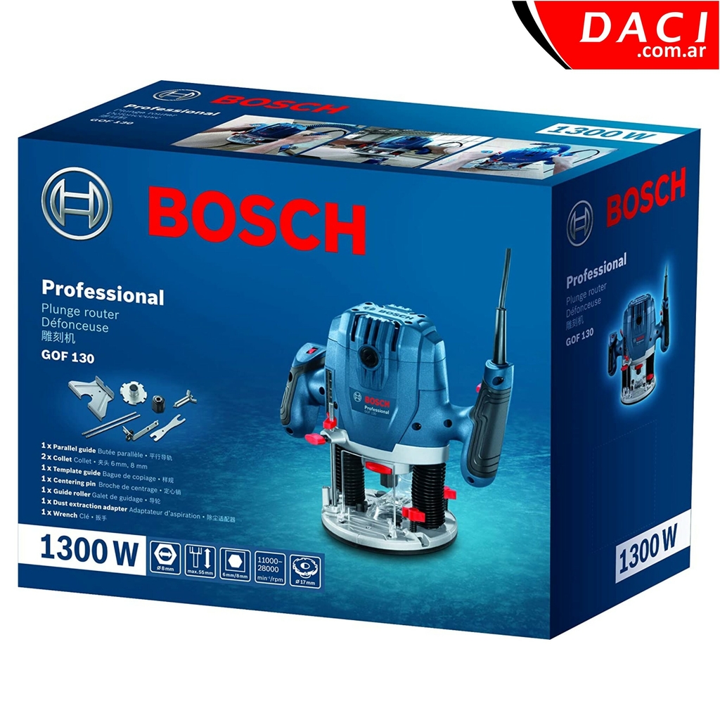 Fresadora Bosch GOF 130 ( Desempaquetado y Tip de uso ) 
