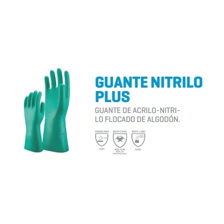 GUANTE OMBU NITRILO PLUS VERDE