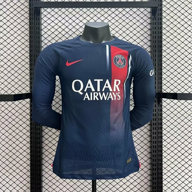 Camisa do Paris Saint-Germain (PSG) Home 2023/2024 Azul – Versão Torcedor –  Manga Longa – KS Sports – Camisas de Times e Seleções