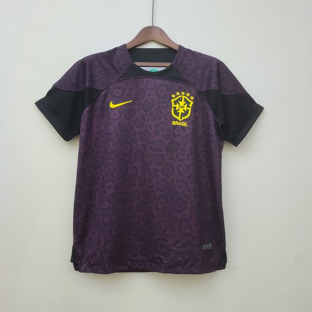 Shirt Soccer (Camisa de Futebol) Brazil Black Concept Nike 22/23