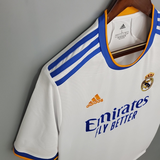 Camisa I Real Madrid - 23/24 Adidas Juvenil Preta