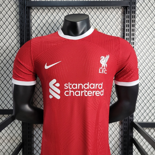 Camisa Liverpool 23/24 Torcedor Nike Masculina - Vermelho