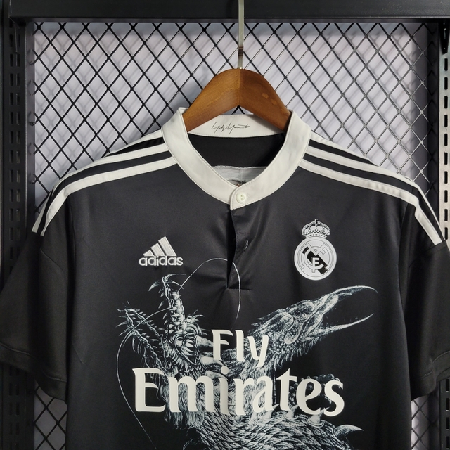 Camisa Real Madrid 3 Dragão Preto 2014/15 Adidas Masculina R$ 199,90