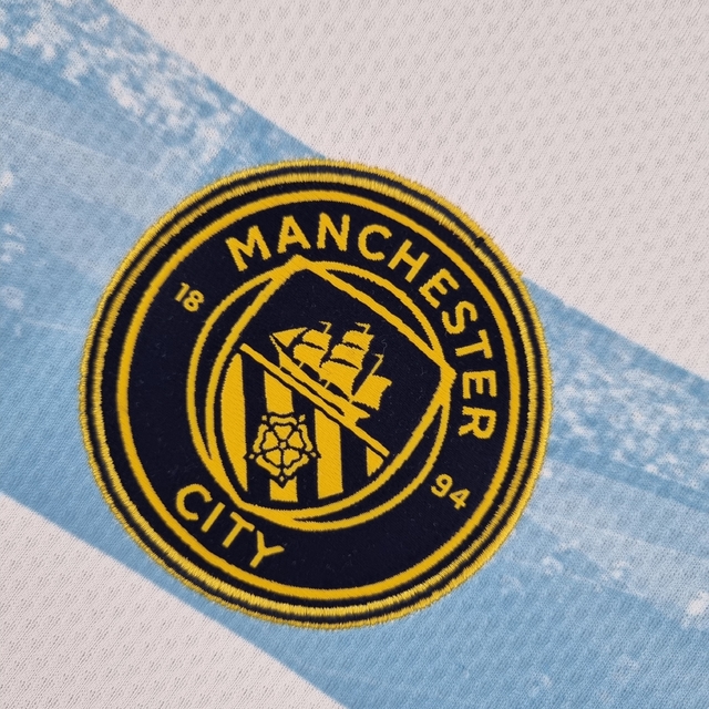 Camisa Manchester City 23/24 Versão Jogador Pré-Jogo - Azul - Imports do  vale