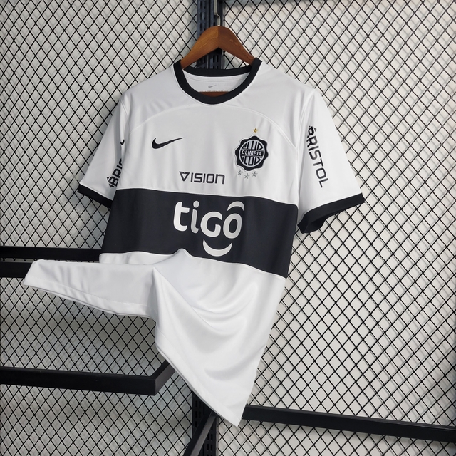 Camisa Clube Olimpia Away 23/24 sn° Torcedor Masculino - Preto