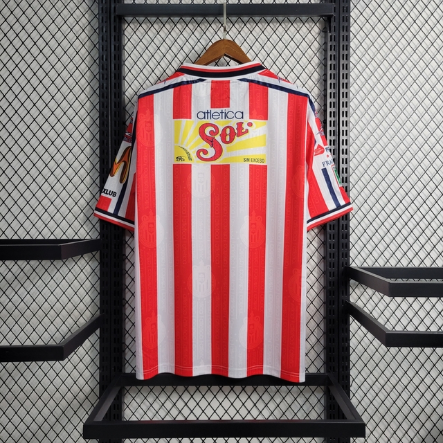 Camisa Retro Chivas Guadalajara Home 06 07 Masculina Vermelho