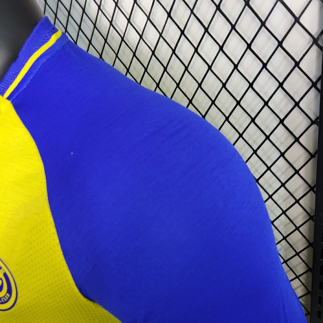 Camisa Al-Nassr FC Home 2022/2023 Amarela e Azul – Versão Torcedor – KS  Sports – Camisas de Times e Seleções