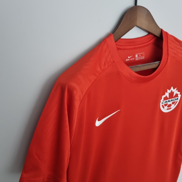 Camisa Seleção Canada Home 21/22 Torcedor Nike Masculina - Vermelho