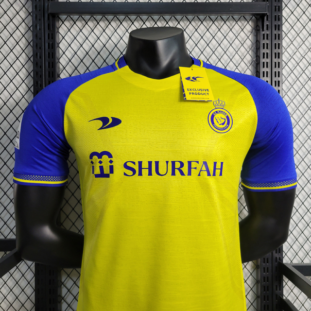 Camisa Al-Nassr FC Home 2023/2024 Amarela – Versão Jogador – KS