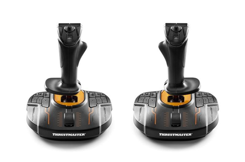 Hotas4 jogo de controle de dois mão, saitek evo ps4/pc, computador de microcomputador, simulador de voo, fighter