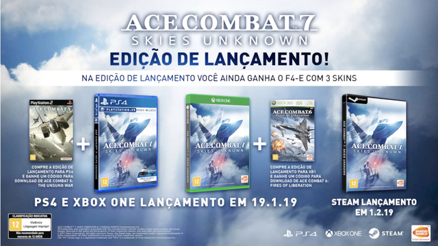 Playstation 4 jogo de aviao ece combat