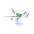 Maquete Airbus A380 Emirates Expo2020 - Verde
