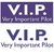 Adesivo V.I.P - Very Important Pilot - Branco externo