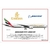 Perfil - Poster Boeing 777-300 ER Emirates Airlines