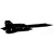 Adesivo preto - Lockheed SR-71 Blackbird - comprar online