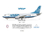 Perfil - Poster VASP BOEING 737-300 PP-SOA