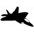 Adesivo preto - Lockheed F-22 Raptor - comprar online