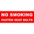 Adesivo No Smoking - Fasten seat belts - comprar online