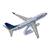 Maquete Boeing 737-200 Varig Sol - 38cm - comprar online