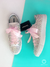 Tênis personalizado All Star Chuck Taylor Monochrome Branco Cristal Mescla Rose Cano Baixo - comprar online