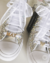 Tênis personalizado All Star Chuck Taylor Monochrome White Cano Alto Cristal Mescla na internet