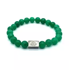 Pulsera de Piedra Agata Verde en internet