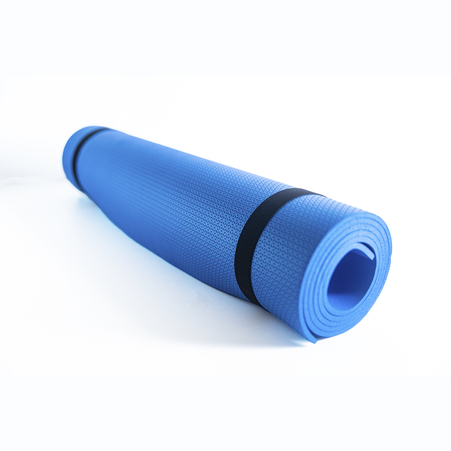 Yoga Mat Com Alça Em EVA Alux Azul 1,70mx60cmx5mm