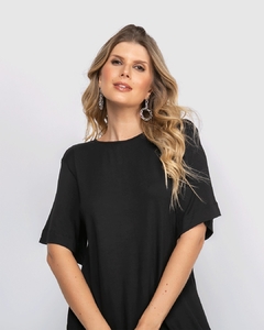 VESTIDO MARBELLA MANGA FLARE PRETO - Alecrim Dourado Moda Feminina