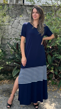 VESTIDO CANNES AZUL MARINHO