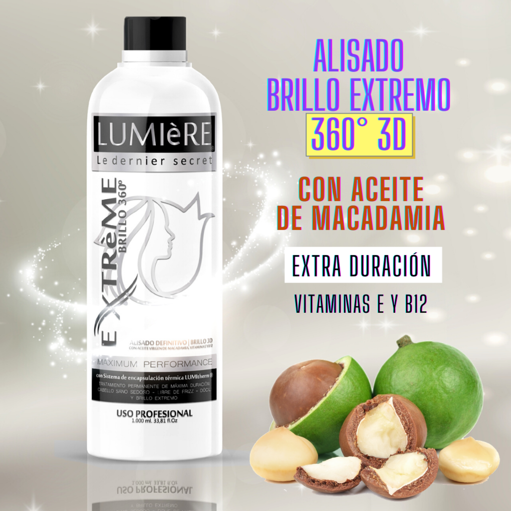 Alisado Extra Brillo con Aceite de Macadamia
