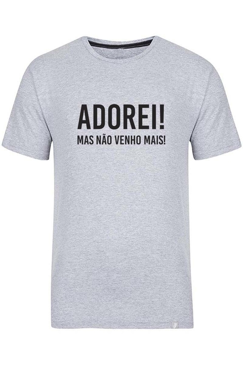 Camiseta com frase Adorei