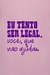 Camiseta Eu Tento Ser Legal - comprar online