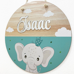 PLAQUINHA MDF ELEFANTE - comprar online