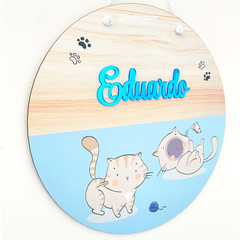 PLAQUINHA MDF GATINHO | M184