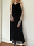 vestido vintage neck noir na internet