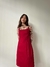 vestido vintage red moon - brechominante