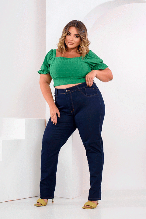 Calca jeans basica clearance