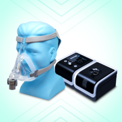 KIT CPAP Automático BMC GII + Máscara facial Yuwell c/ apoio de testa