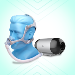 Kit CPAP Auto M1 Mini - BMC + Mascara Wisp Nasal