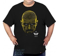 Camiseta Plus Size Heisenberg Breaking Bad Camisa Geek Série