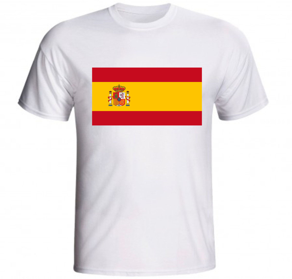 Camiseta Bandeira Espanha Países Europa - GV Varejo