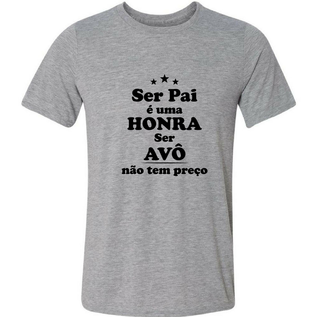 1 Camiseta Bonequinho Flork Meme Ser Pai é uma Honra ser Avô não