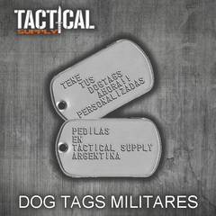 ARMY DOG TAGS CHAPAS IDENTIFICACION MILITAR - comprar online