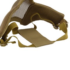 Rejilla de proteccion facial con tela a los costados airsoft - Tactical Supply