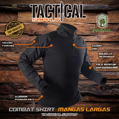 COMBAT SHIRT BAJO CHALECO REMERA DE COMBATE PREMIL TRU-SPEC TACTICAL MANGA LARGA en internet