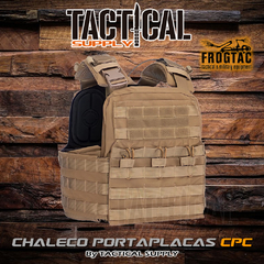 CHALECO TACTICO CPC MOLLE PORTA PLACAS FROGTAC